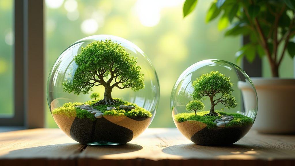 Terrários Temáticos De Floresta Para Apartamento